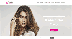 Desktop Screenshot of kadernictvi-trinity.cz